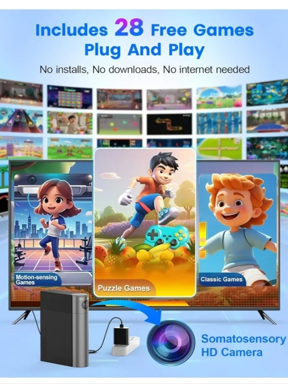 Motion Gaming Console for Kids & Families